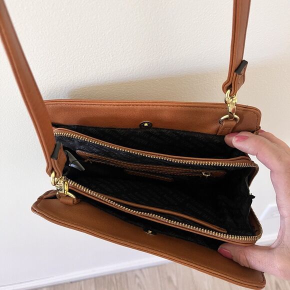 Steve Madden Blannis Cognac Crossbody Women's Bag - Picture 6 of 15